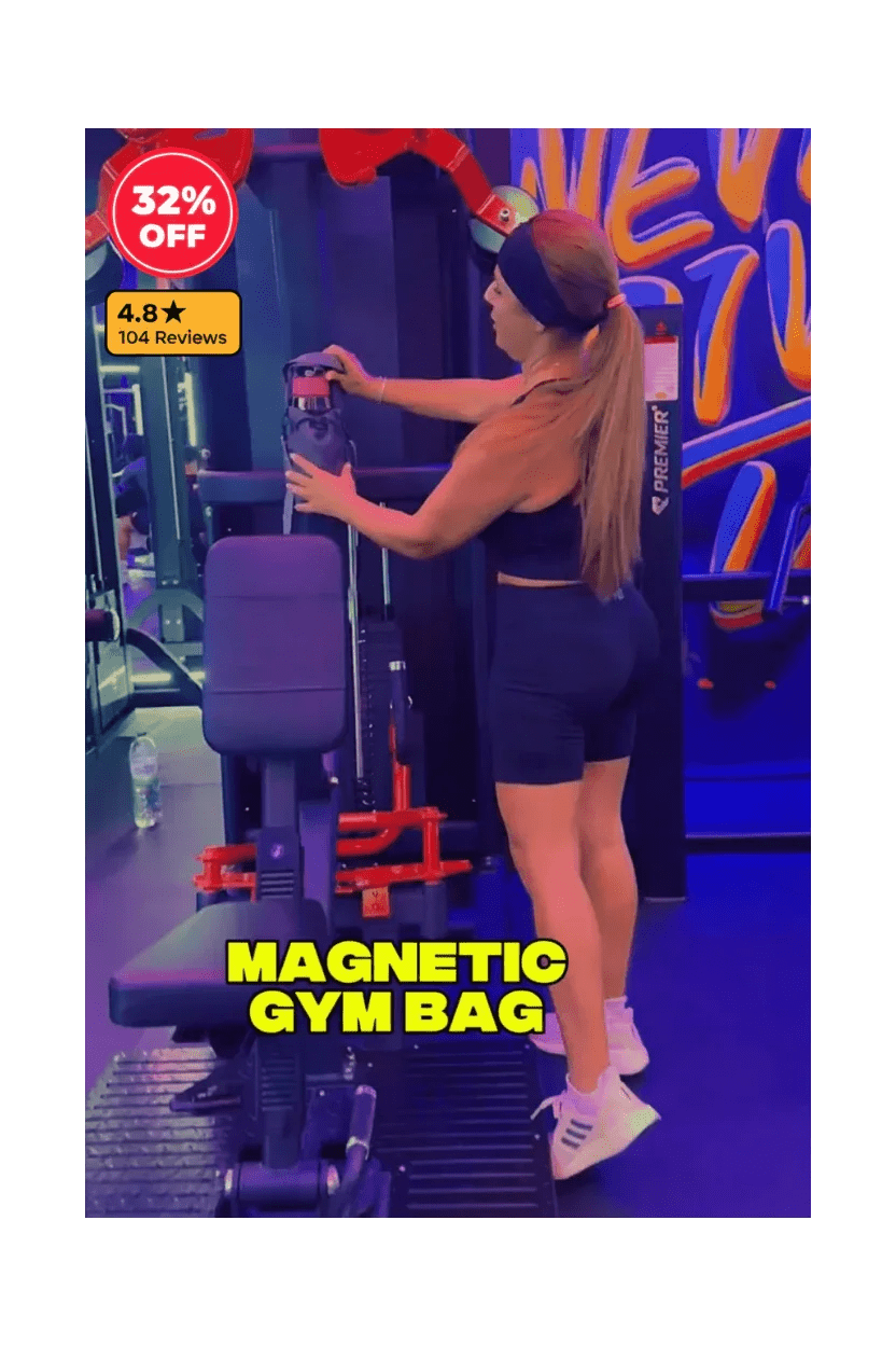 Magnetic Gym Bag - Hands - Free Design | GymGear - TipTop360